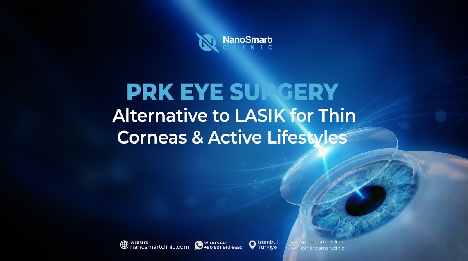 PRK eye surgery in Istanbul