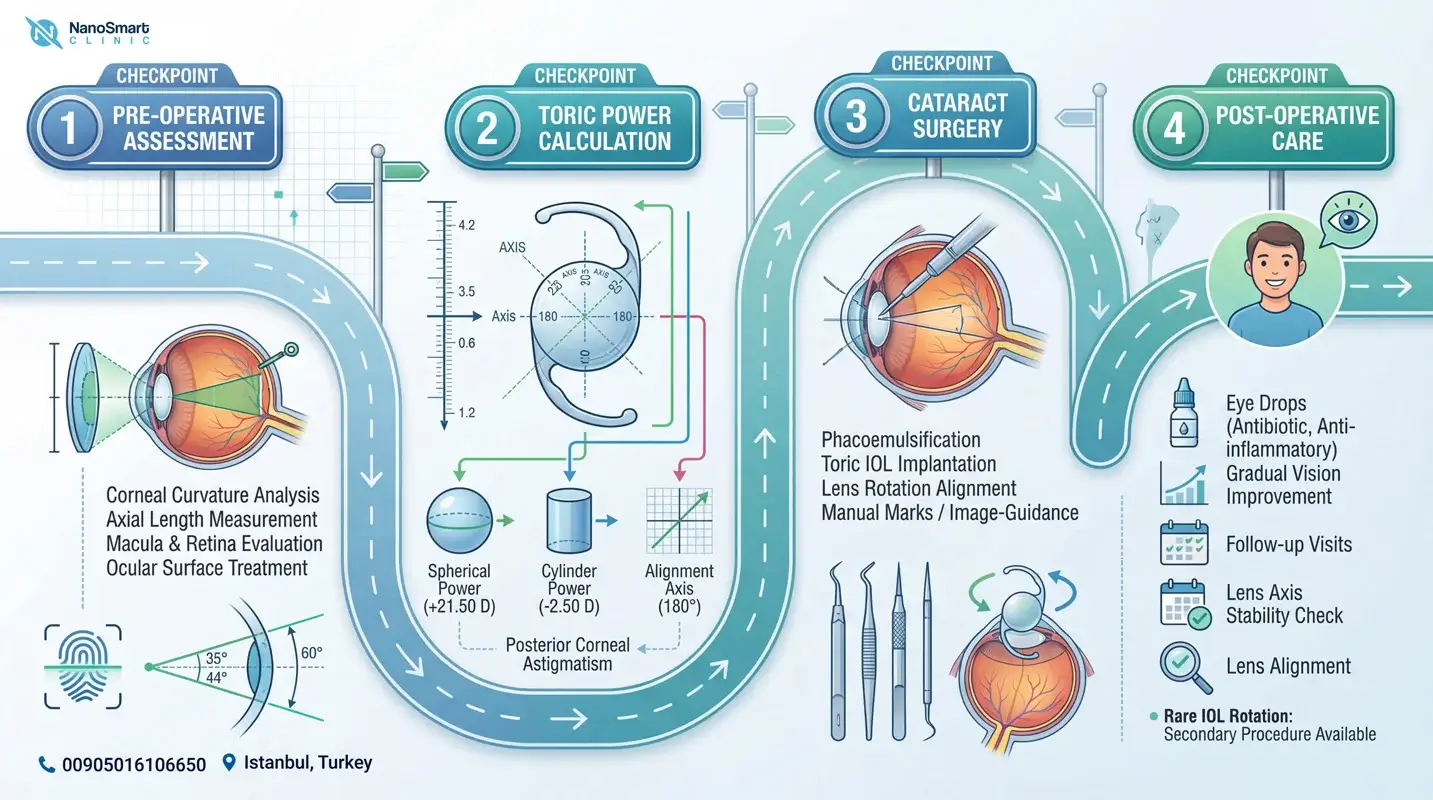 Your journey with a Toric IOL: step-by-step